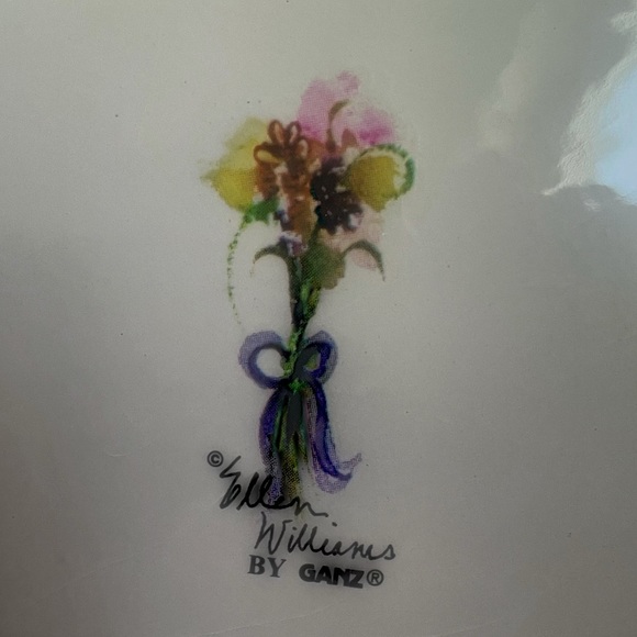 Rare! Ellen Williams "Garden Girls" Collection by Ganz - Decorative Wall Plate - Picture 9 of 12